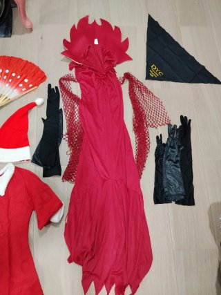 Lote Disfraces Halloween/Navidad