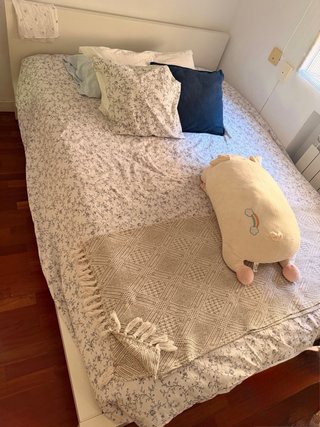 Canapé abatible IKEA MALM Blanco 140x200