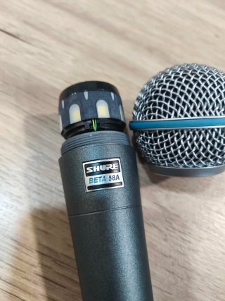 Micrófono Shure Beta 58A como nuevo