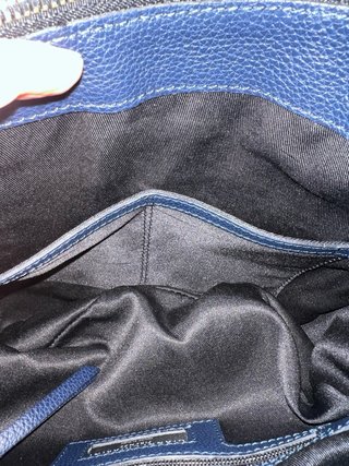 Bolso Gianni Chiarini piel azul