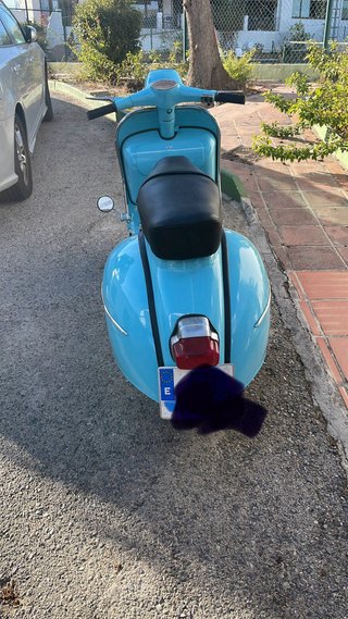Vespa 150s segunda serie azul