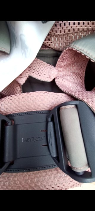 BabyBjörn Harmony Mochila Malla 3D Rosa Palo