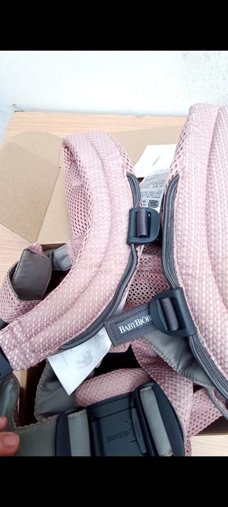 BabyBjörn Harmony Mochila Malla 3D Rosa Palo