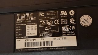 Tastiera Vintage IBM SK-8820 (Layout ITA)