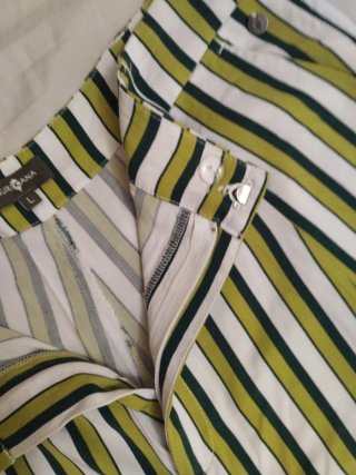 Bermuda rayas vintage mujer