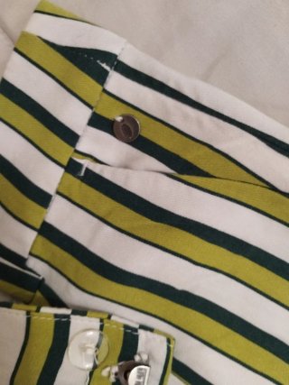 Bermuda rayas vintage mujer