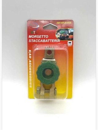 Morsetto staccabatteria per auto moto camper