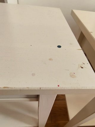 Mesitas de noche blancas (2 unidades)