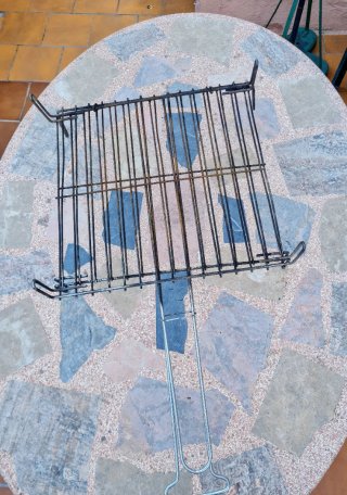 Parrilla Doble Barbacoa Metal