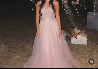 Vestido 15 Años Rosa Talla S