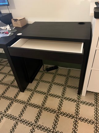 Escritorio MICKE IKEA Negro 73x50