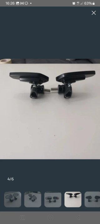 Retrovisores moto puño negros