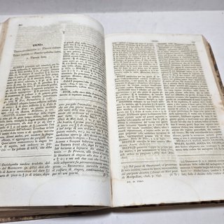 Libro Antico 1844 - Dizionario di Terapeutica