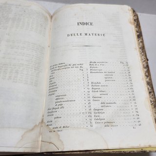Libro Antico 1844 - Dizionario di Terapeutica