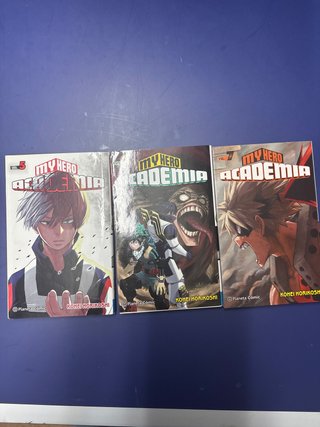 Libros my hero academia 5,6,7