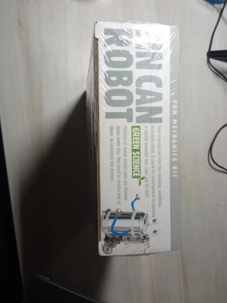 Kit Robot Lata Green Science