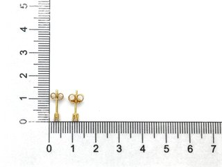 E1812062-0    Pendientes Oro 18k Con Diamante