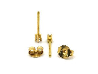 E1812062-0    Pendientes Oro 18k Con Diamante