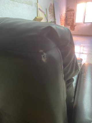 Sillón reclinable de piel