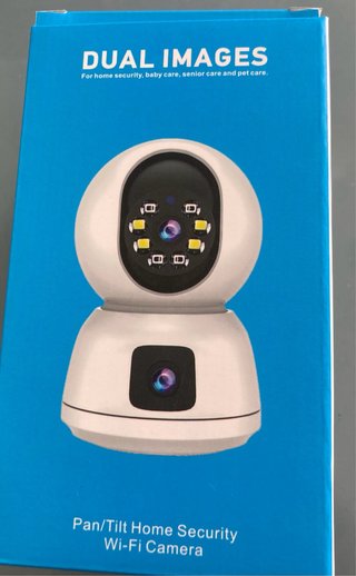 Cámara Seguridad WiFi 4MP Doble Lente