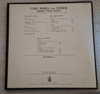 Weber Obras para Piano - Jean Martin