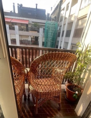 Sillón de mimbre