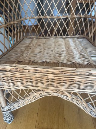 Sillón de mimbre