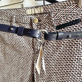 Pantaloni Zara fantasia con cintura nuovi