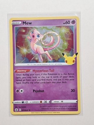 Carta Pokémon Mew Celebrations