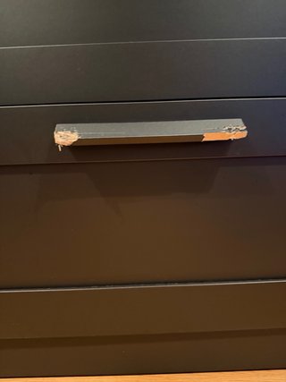 Cómoda IKEA negra / wengue