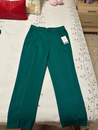 Traje de chaqueta verde