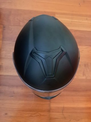 Casco de moto integral negro