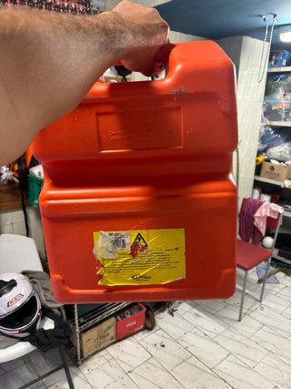 Depósito combustible  20 L embarcación naranja