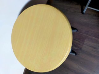 1 Banqueta plegable 80cm y 30 diámetro NUEVA