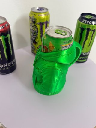 Porta-Lattina Monster Energy Verde