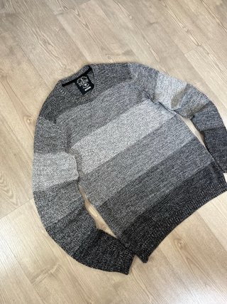Jersey DENIM gris jaspeado
