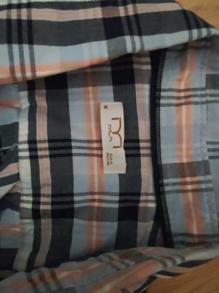 Camisa Milano cuadros manga larga Talla M