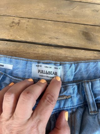 Vaqueros cortos Pull&Bear azul y gris