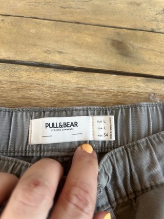 Vaqueros cortos Pull&Bear azul y gris