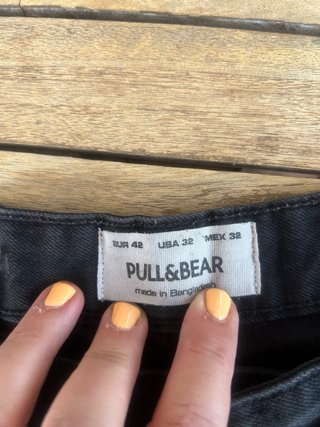 Vaqueros cortos Pull&Bear azul y gris
