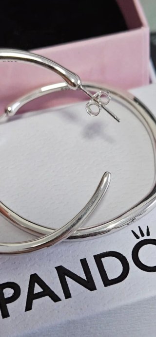 Pendientes Pandora Aro Plata
