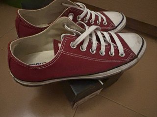 Zapatillas Converse Rojas y Blancas