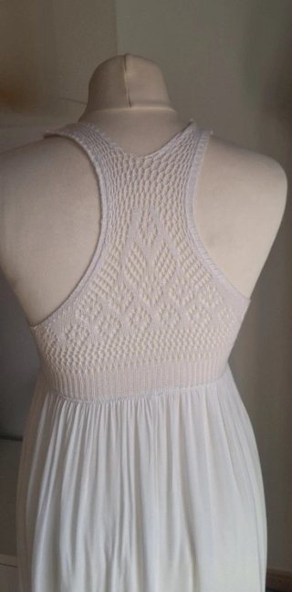 Vestido Boho / Ibicenco Blanco Talla Única