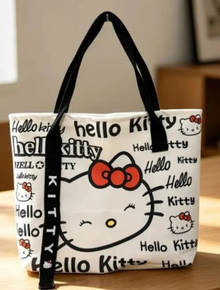 Bolso Hello Kitty Blanco y Negro