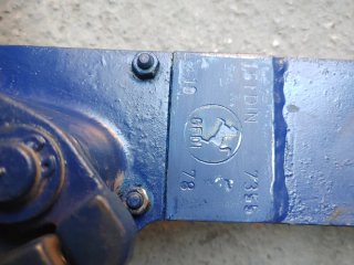 Gato Hidráulico Grande Azul