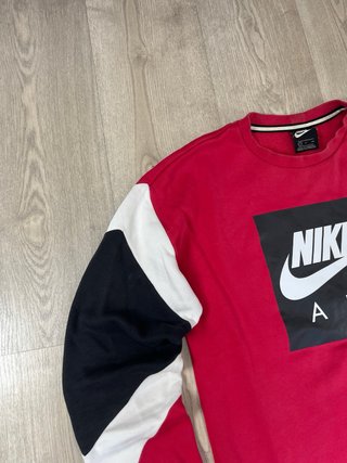 Sudadera Nike Air Roja y Negra