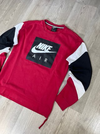 Sudadera Nike Air Roja y Negra
