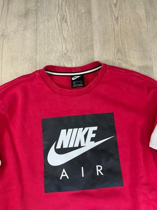 Sudadera Nike Air Roja y Negra