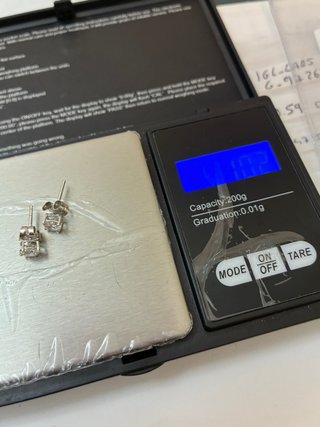 Pendientes Oro 18k Diamantes Naturales 1.12 Ct