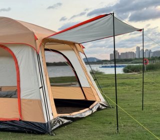 A ESTRENAR Tienda de campaña 2 habitac. Camping